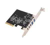 Annadue Tarjeta PCIe USB 3.0 de 5 Puertos Tarjeta de Expansión PCI Express de 10 Gbps a USB 3.0 Tipo C para PC de Escritorio