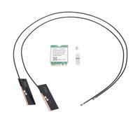 Annadue Tarjeta WiFi M.2, Wifi6 1800Mbps 5.2 Tarjeta de Red Inalámbrica con Tecnología Mu Mimo, para 11 y para Sistemas (Antenas construidas)