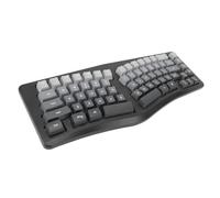 Annadue Teclado Compacto para Juegos, Teclado de Membrana con Cable con Tipo C Desmontable, Retroiluminación RGB, Diseño Ergonómico, para Viajes en Casa y Oficina