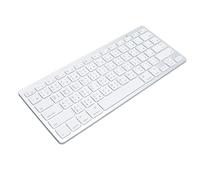 Annadue Teclado de Idioma Bluetooth Inalámbrico Ultradelgado, Pies de Tijera para Teclado Bilingüe Alemán/francés/español/Italiano Inglés para PC, Portátil y Tableta. (Chino Tradicional)