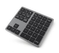 Annadue Teclado Numérico Bluetooth, Teclado Numérico Inalámbrico Portátil Ergonómico Ultradelgado, Teclado Numérico USB de 35 Teclas para Teléfono Inteligente de Escritorio OS X (Gray)