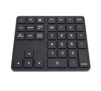 Annadue Teclado Numérico Bluetooth, Teclado Numérico Inalámbrico Portátil Ergonómico Ultradelgado, Teclado Numérico USB de 35 Teclas para Teléfono Inteligente de Escritorio OS X (Black)