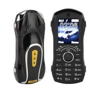 Annadue Teléfono Celular con Forma de Automóvil Deportivo, Teléfono Móvil con Sonido Claro y Elegante en Forma de Automóvil, Pantalla HD Antirotura de 1.8 Pulgadas, Botón Grande 3D con 9