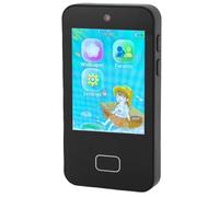 Annadue Teléfono Inteligente para Niños con Pantalla Táctil de 2,8 Pulgadas, Reproductor de Música con Cámara Dual, Funciones de Historia y Pintura para Niños de 3 a 10 Años, Teléfono (Black)