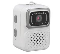 Annadue Tiny Keychain Camera, 1080p FHD Mini Cámara Digital Retro Compacta con Tarjeta SD de 32 GB, 3 Filtros, para la Grabación del Estudio de Viajes de Video Fotográfico (White)
