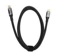 Annadue Tipo C de Carga Súper Rápida de 240W con Pantallade 8K 60Hz, Transferencia de Datos de 40Gbps paraPro Air S23 22 21 20 (120cm)