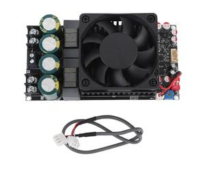 Annadue TPA3255 Tablero de Amplificador de Potencia Digital, Amplificador de Estereo de Alta Potencia de 600W con un Gran Disipador de Calor y Enfriamiento Automático, para un de