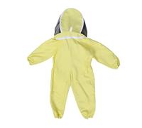 Annadue Traje Protector de Apicultura para Niños, Mono para Visitantes de Granja de Abejas, Equipo Protector de Apicultor con Sombrero, Cómodo Traje de Apicultura para Niños Al Aire Libre Bee Yard (M)