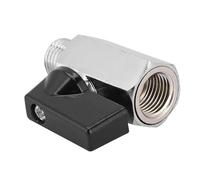 Annadue Válvula de Bola de Agua, Válvula de Rosca G1/4 para de Refrigeración por Agua de Computadora, de Cierre, de Refrigeración, Accesorios de por