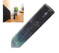 Annadue Varita Hexagonal de Fluorita Natural de 60 a 65 Mm, Punta de de Cuarzo para Curación de Reiki, Meditación, Equilibrio de Chakras, Decoración del Hogar y la Oficina