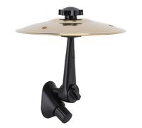 Annadue Ventilación de Aire de Platillo, Mini Platillo de Choque de Tambores para Ventilación del Automóvil, Mini Platillos de Clip para Amantes de la Música, Haz que Tu Conducir Sea Más (GOLD)