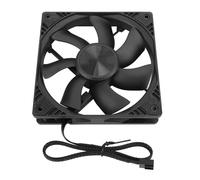 Annadue Ventilador Enfriador de Caja de 120 Mm, Ventilador de Computadora Silencioso PWM con Rodamiento MFDB Incluido, Ventilador de Refrigeración de hasta 2500 RPM Ventilador para Caja