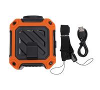 Annadue Ventilador Portátil Montado en la Cintura, Batería Recargable de 10000 MAh, 5 Velocidades, 16000 RPM, Ventilador de Refrigeración Personal de Viento Fuerte con Linterna LED, 40