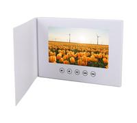 Annadue Video Folleto de 10 Pulgadas, Tarjeta de Felicitación de Video LCD Great Garn Beld para Cumpleaños, Aniversario, Boda, Acción de Gracias, Navidad, Marketing, Publicidad de Marca
