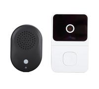 Annadue Videoportero Inalámbrico con Timbre, Videoportero WiFi 1080P con Audio Bidireccional, Visión Nocturna, Detección de Movimiento PIR, Almacenamiento en la Nube, IP66 a Prueba de