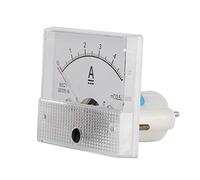 Annadue Voltímetro Amperímetro Analógico DC 0-5A Medidor de Panel 85C1, Probador de Corriente de Voltaje de Precisión 2.5, Medidor de Panel de Voltios y Amperios de Doble Propósito para Experimentos
