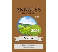 Annales bac agricole STAV Maths 2026