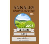 Annales bac pro agri laboratoire contrôle qualité 2026
