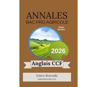 Annales Bac Pro Agricole Anglais CCF 2026