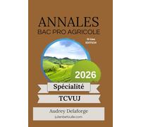 Annales Bac Pro Agricole Technicien Conseil Vente Univers Jardinerie TCVUJ 2026