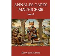 ANNALES CAPES MATHS 2026: bac+3