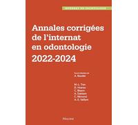 Annales corrigées de l'internat en odontologie 2022-2024