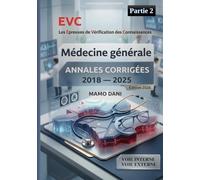 ANNALES CORRIGÉES: MÉDECINE GÉNÉRALE: PAE 2018 - 2025