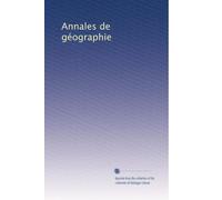 Annales de géographie: Volume 1