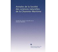 Annales de la Société des sciences naturelles de la Charente-Maritime: Volume 1