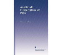 Annales de l'Observatoire de Paris