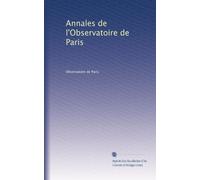 Annales de l'Observatoire de Paris: Volume 11