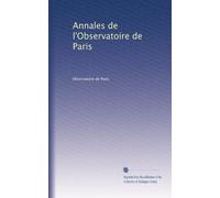 Annales de l'Observatoire de Paris: Volume 22