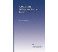 Annales de l'Observatoire de Paris: Volume 3