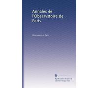 Annales de l'Observatoire de Paris: Volume 8