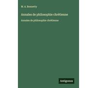 Annales de philosophie chrétienne: Annales de philosophie chrétienne