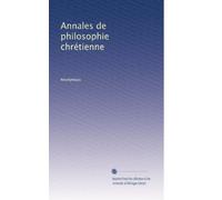 Annales de philosophie chrétienne: Volume 94