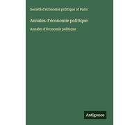 Annales d'économie politique: Annales d'économie politique