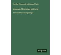 Annales d'économie politique: Annales d'économie politique