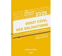 Annales Droit Civil Des Obligations 2025 (n) (ebook)