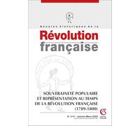 Annales historiques de la Révolution française Nº419 1/2025: Emotions révolutionaires
