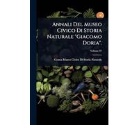 Annali Del Museo Civico Di Storia Naturale "Giacomo Doria".