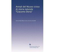 Annali del Museo civico di storia naturale "Giacomo Doria" (Volume 2)