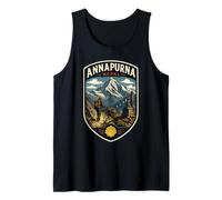 Annapurna Nepal Viaje Familiar Trekking Himalaya Vacaciones Camiseta sin Mangas