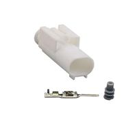 ANNBCDL 1/5/10/20 juegos de 2 pines 1718555-1 conector macho hembra impermeable automático/sensor temperatura exterior del coche, enchufe velocidad rueda ABS(2p male,1 set)