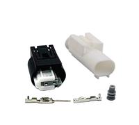 ANNBCDL 1/5/10/20 juegos de 2 pines 1718555-1 conector macho hembra impermeable automático/sensor temperatura exterior del coche, enchufe velocidad rueda ABS(2p male female,5 sets)