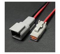 ANNBCDL 1-5 Juegos de Dtm04-2p conector for automóvil Deutsch enchufe impermeable 2p3p4p6p8p12p Sensor temperatura arnés longitud del cable 15cm(2p strip line,1sets)