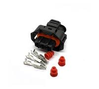 ANNBCDL 1 juego de conector de sensor MAP automotriz de 3 pines 1928403966 1928300599, conector de bomba de inyección diésel de 3,5 mm, conector de cigüeñal(Bruin,10 Sets)