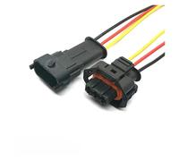ANNBCDL 1 juego de conector de sensor MAP automotriz de 3 pines 1928403966 1928300599, conector de bomba de inyección diésel de 3,5 mm, conector de cigüeñal(Dark Grey,1 Set)