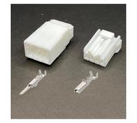 ANNBCDL 1 Juego de conector la serie 2 pines y,8mm, enchufe estación instrumentos automotrices, Tweeter Audio 174463-1/368538-1(4P,1 Set)