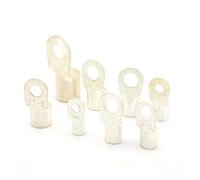 ANNBCDL 10 Uds OT50/70/95-6/8/10/12/14/16 Terminal de Cable eléctrico conector tipo O anillo estañado cobre 2-2/AWG(OT70-12)